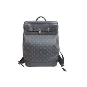 Louis Vuitton Backpack Steamer Monogram Eclipse Canvas Black